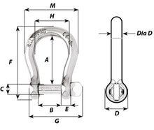 Load image into Gallery viewer, BOW SHACKLE STANDARD