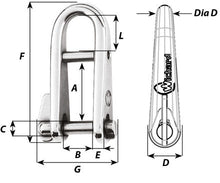 Load image into Gallery viewer, HR KEY PIN SHACKLE/BAR
