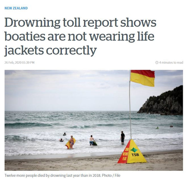 Drowning toll report shows boaties are not wearing life jackets correctly