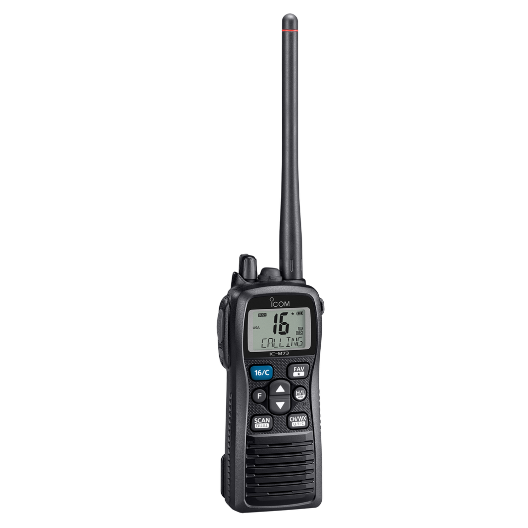 IC-M73 6W HANDHELD MARINE VHF WATERPROOF